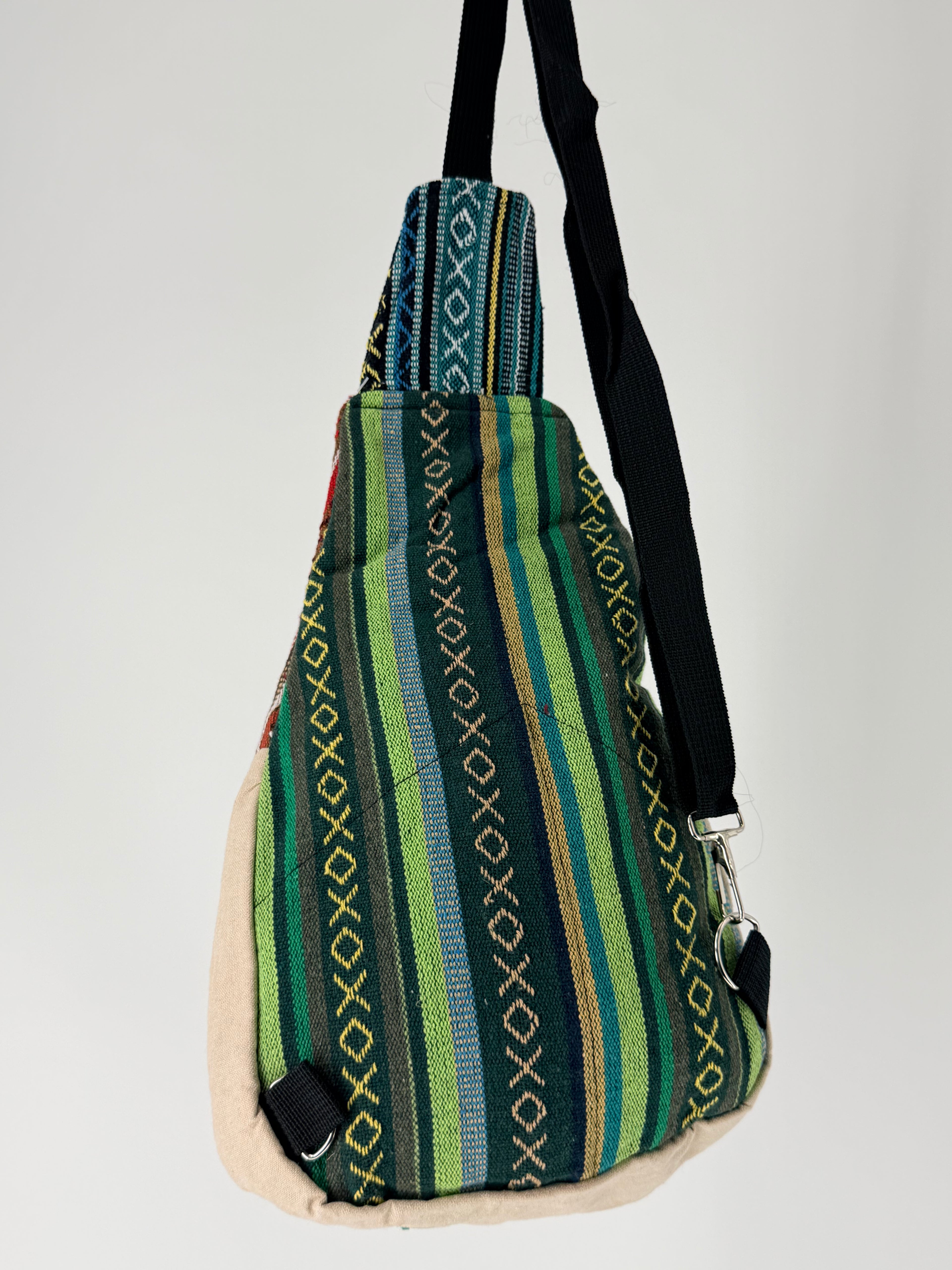 Himalayan Hemp Leaf Backpack - Side Pockets