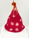Red Mushroom Felt Hat
