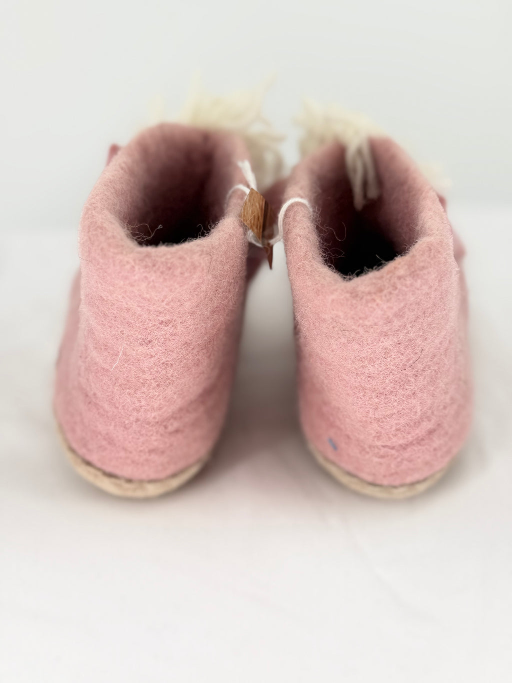Pink Unicorn Felt Slippers