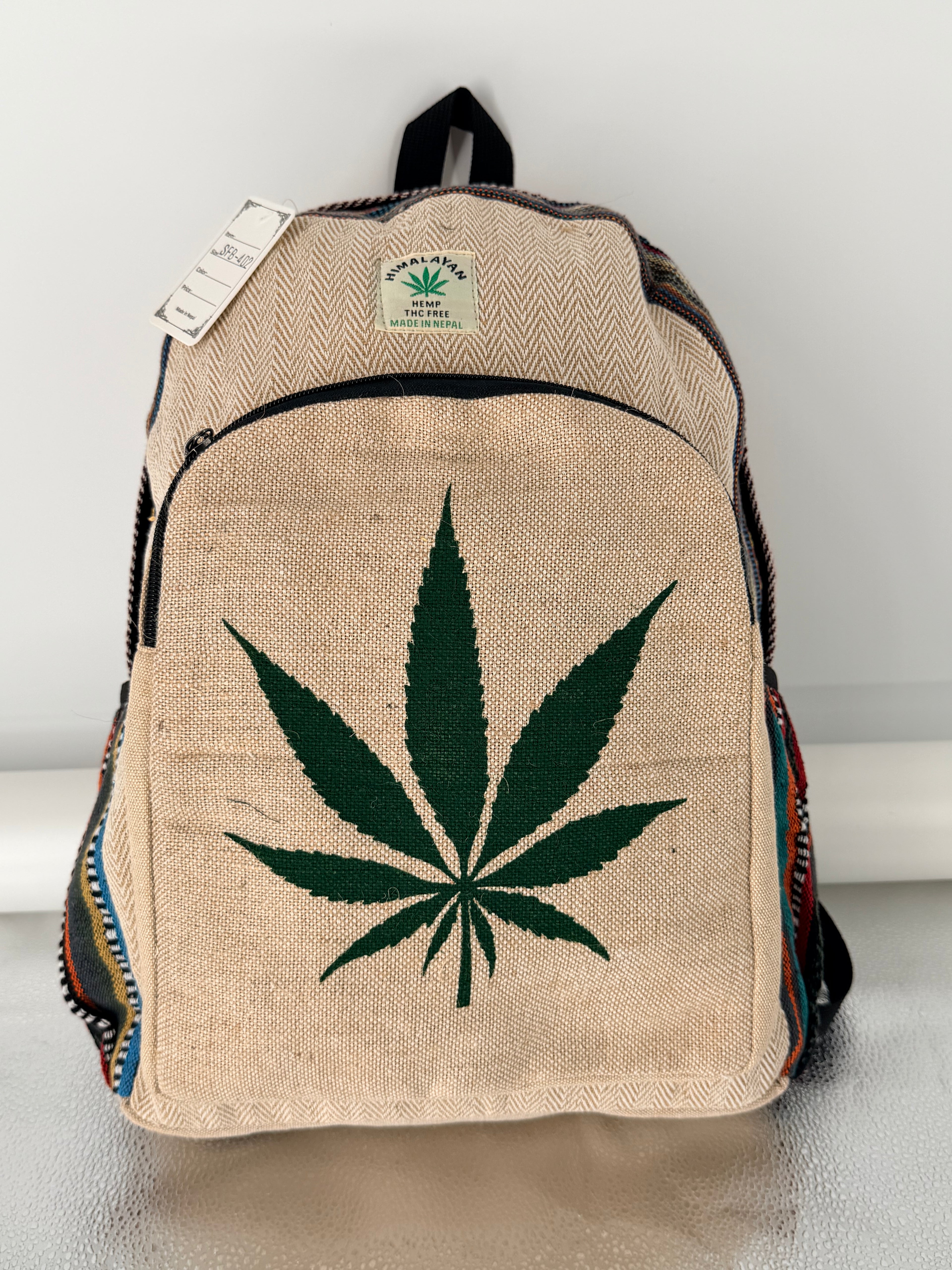 Himalayan Hemp Leaf Backpack - Classic