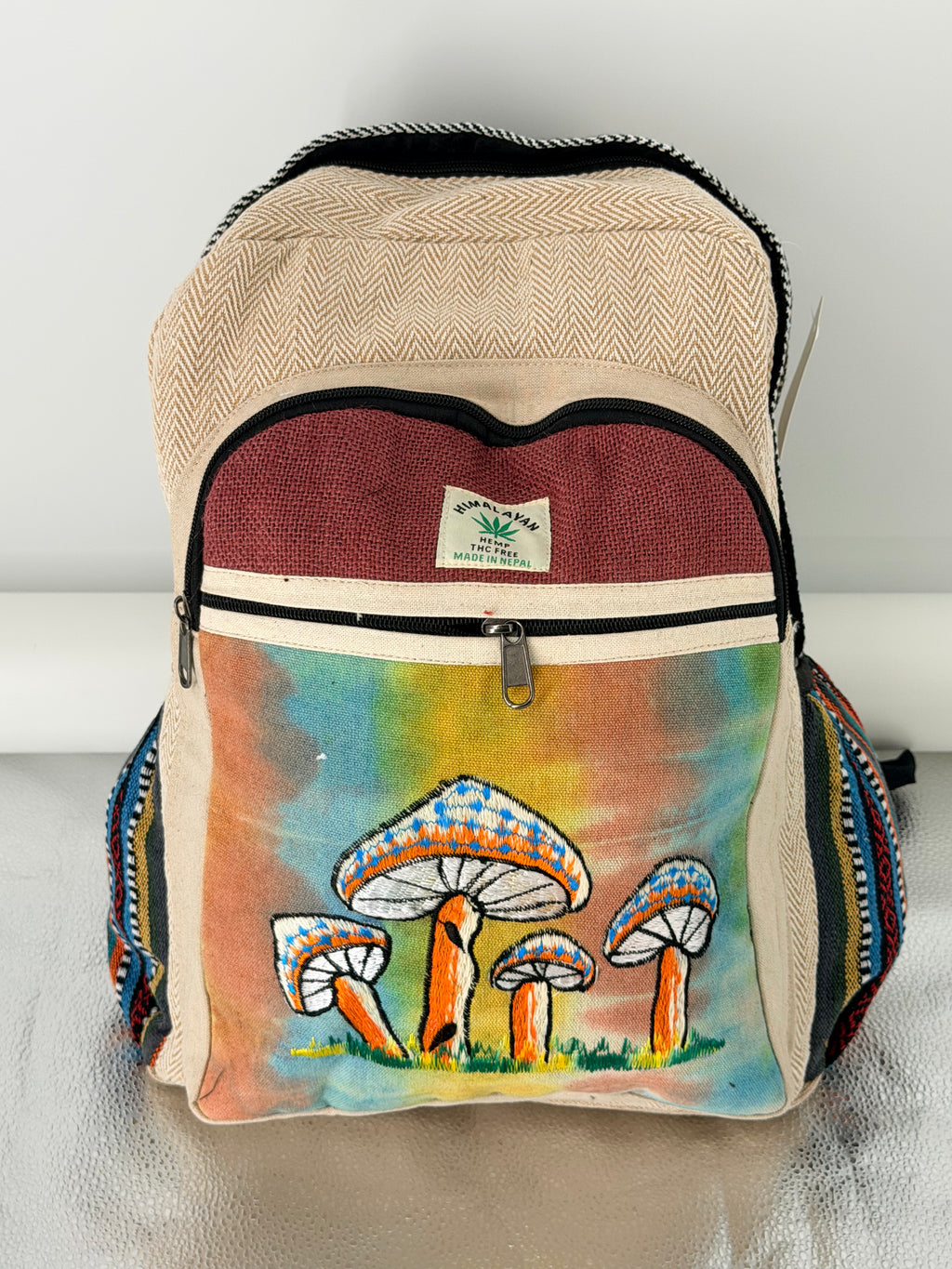 Mushroom Tie-Dye Backpack