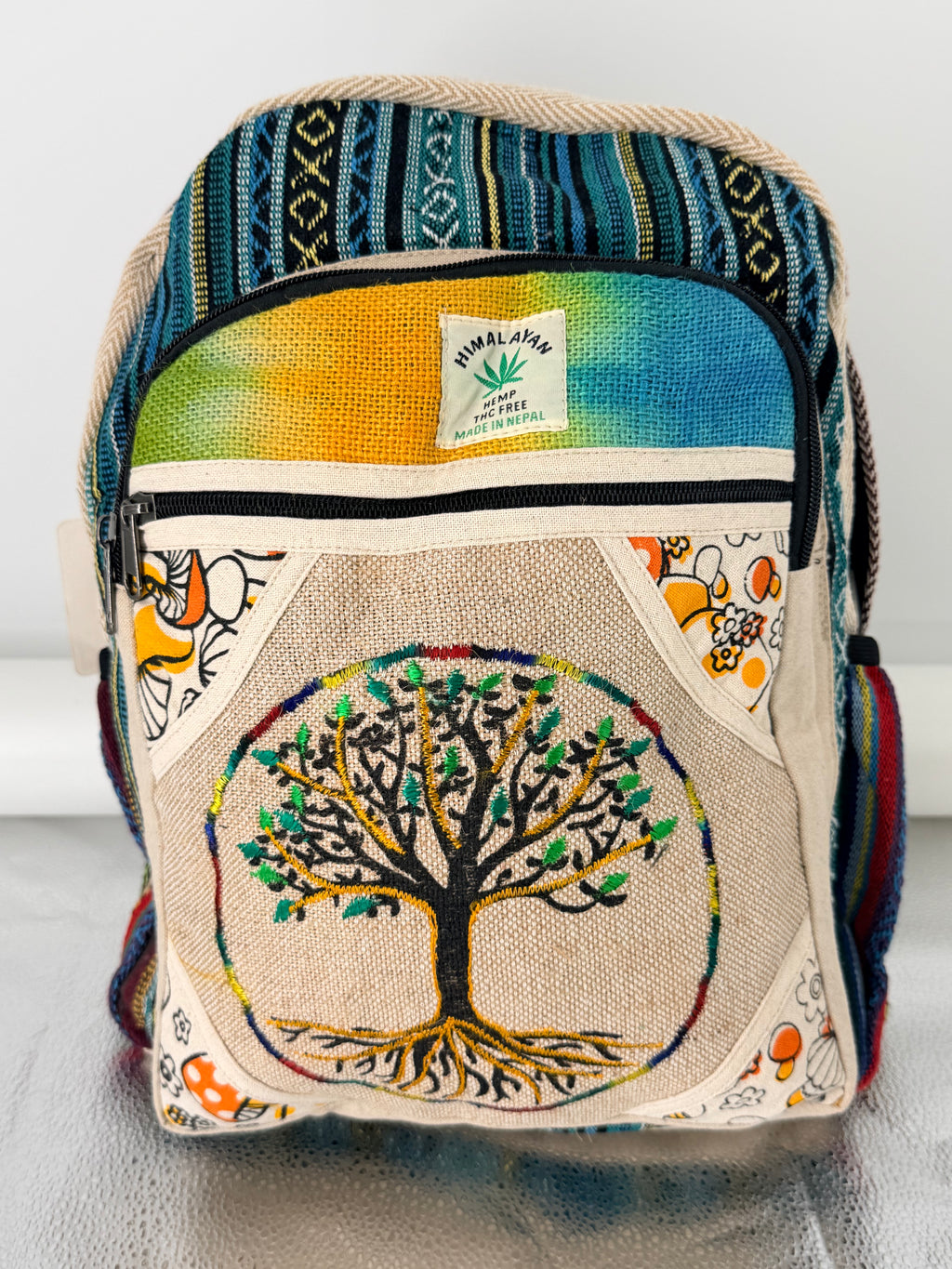 Tree of Life Embroidered Backpack
