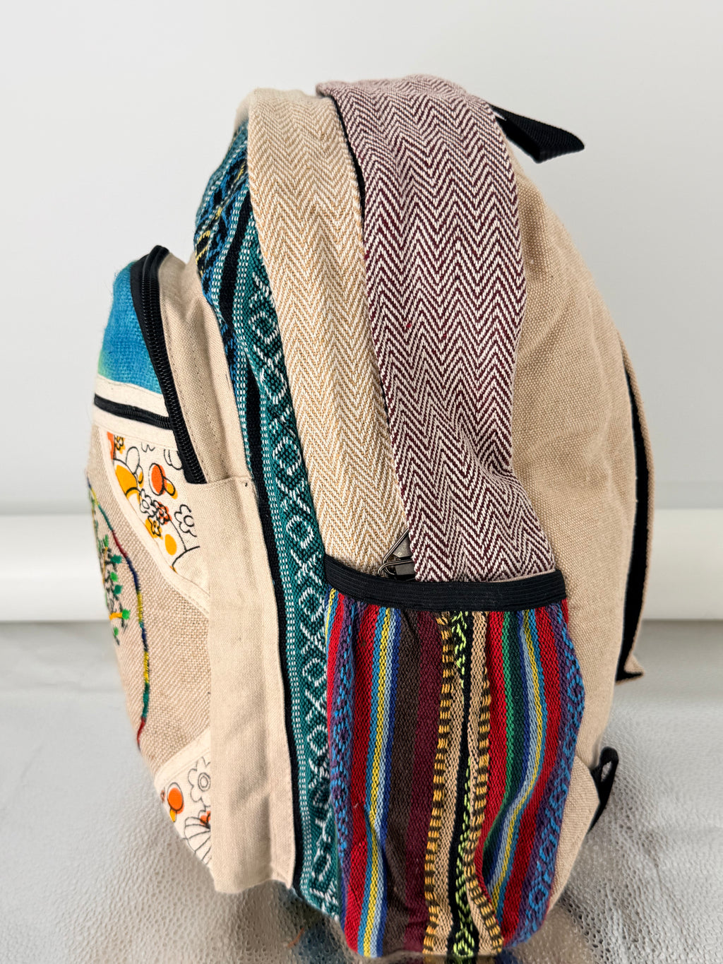 Tree of Life Embroidered Backpack