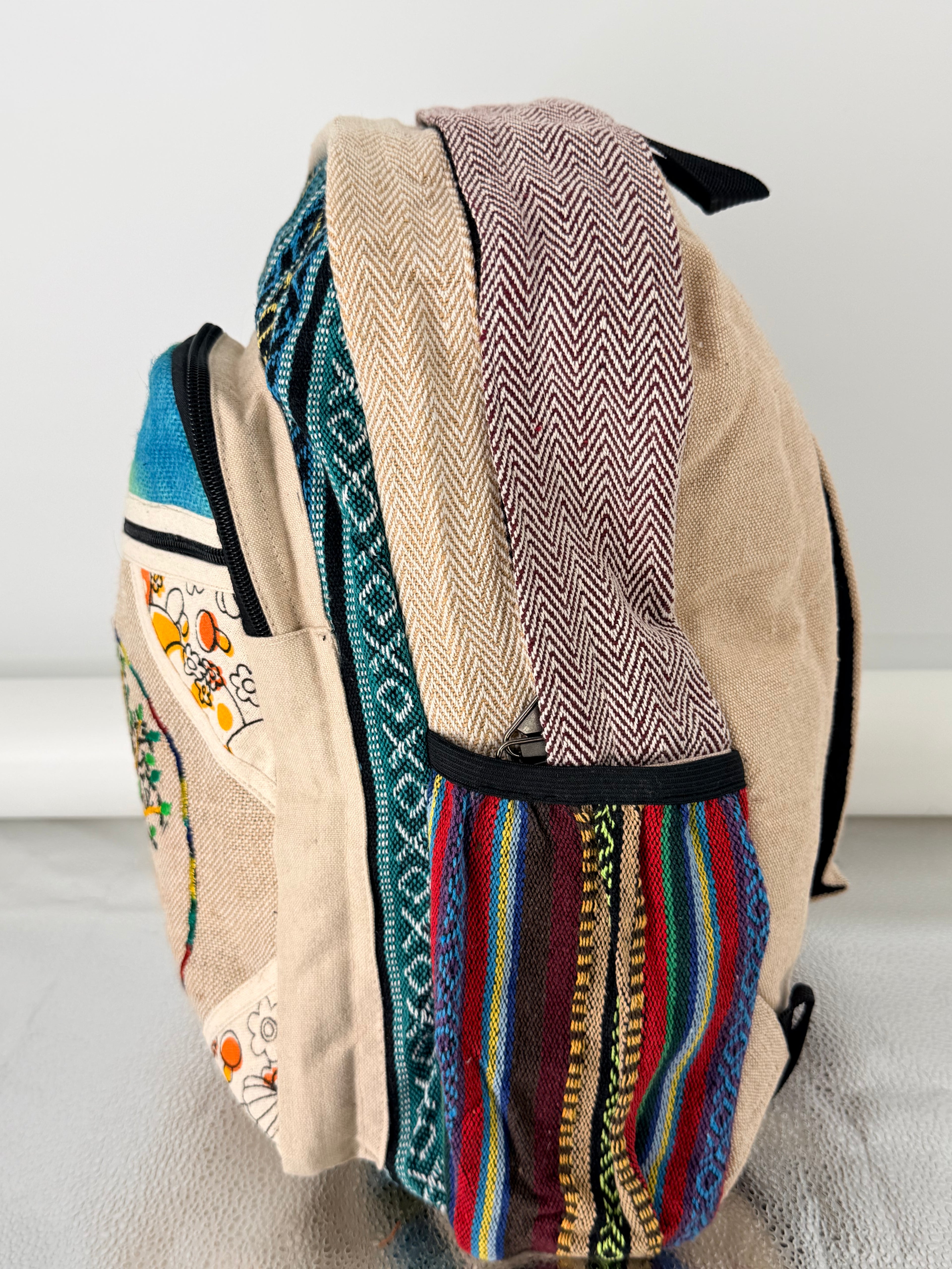 Tree of Life Embroidered Backpack